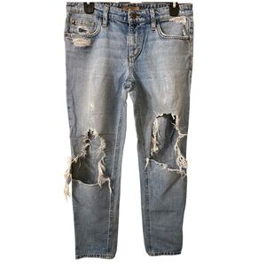Joe's Vtg Reserve Boyfriend Distressed Light Wash Jeans
